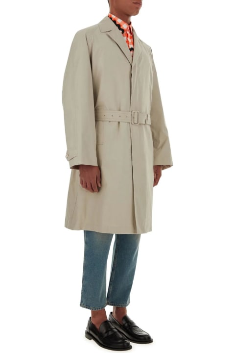 コート PRADA PRINTED COTTON OVERCOAT Prada Coat | italist