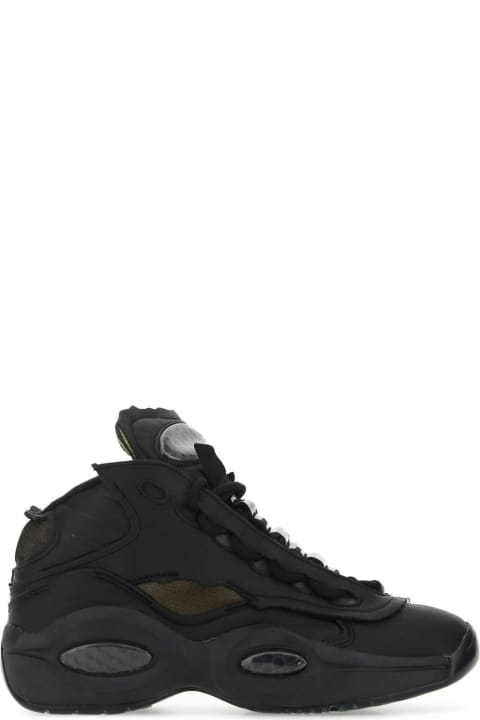 Reebok for Women Reebok Black Leather Project 0 Tq Memory Of Sneakers