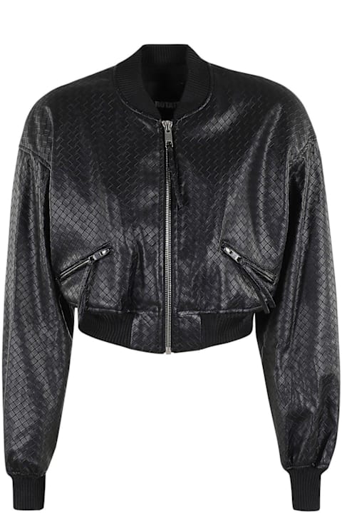 Rotate by Birger Christensen Coats & Jackets for Women Rotate by Birger Christensen Faux Leather Bomber Jacket