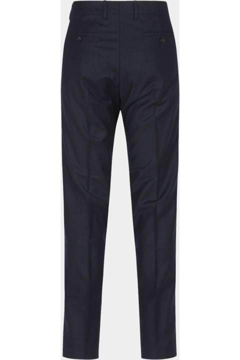 Pants for Men Ami Alexandre Mattiussi Night Blue Wool Pants