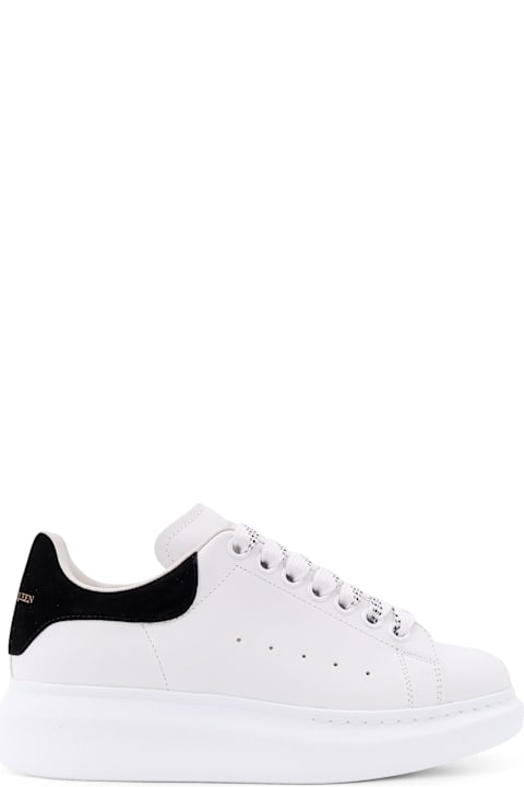 Homeware Alexander McQueen Larry Leather Sneakers With Logo Detail
