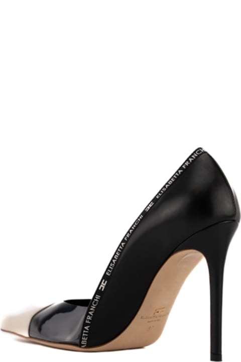 Elisabetta Franchi High-Heeled Shoes for Women Elisabetta Franchi Leather Pumps With Ribbon