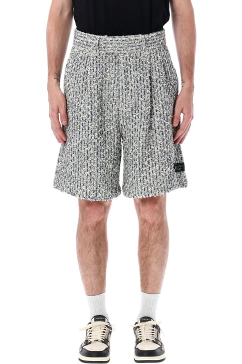 Pants for Men AMIRI Boucle Tweed Bermuda