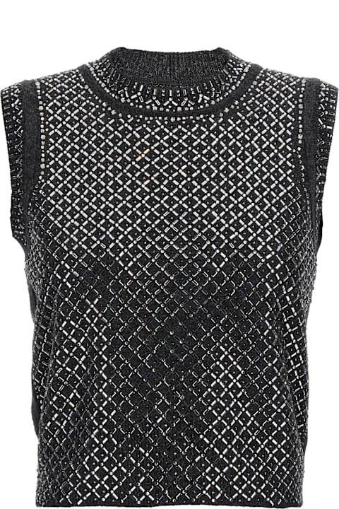 Ermanno Scervino for Women Ermanno Scervino Rhinestone Top