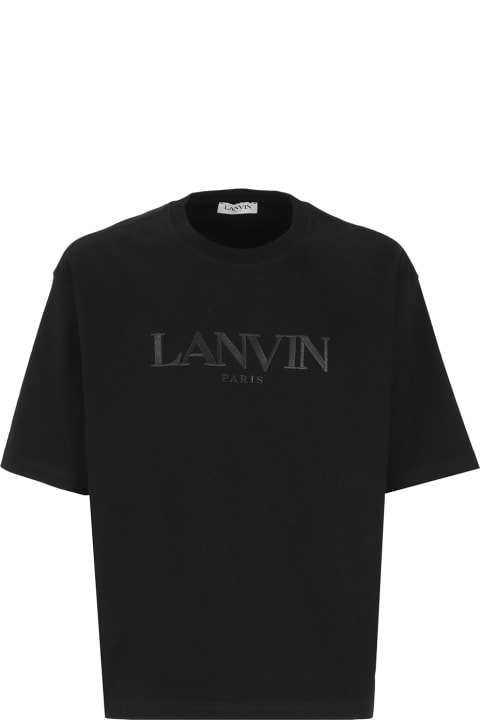 Topwear for Men Lanvin T-shirt With Embroidery