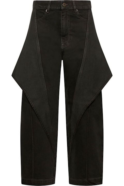 J.W. Anderson لـ Women J.W. Anderson Cropped Sculptural Jeans