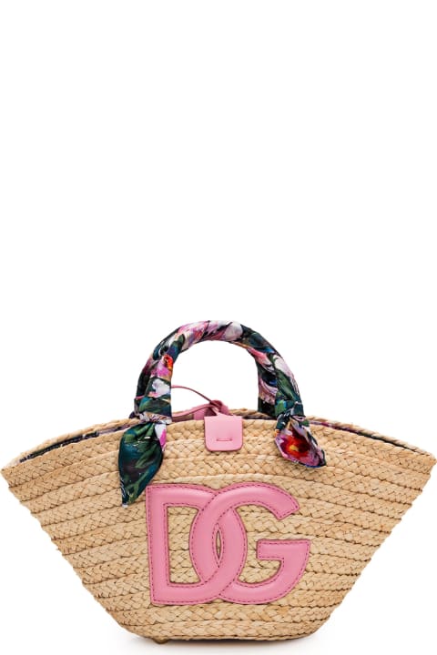 Dolce & Gabbana for Women Dolce & Gabbana Kendra Raffia Shopping Bag