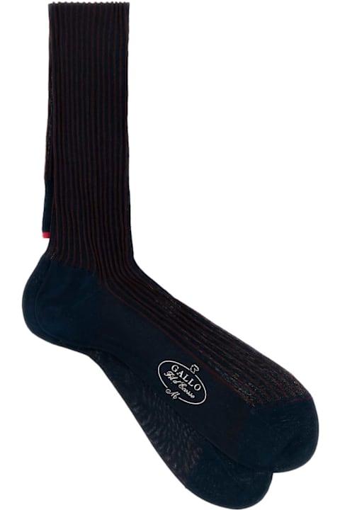Gallo for Women Gallo Two-tone Cotton Socks