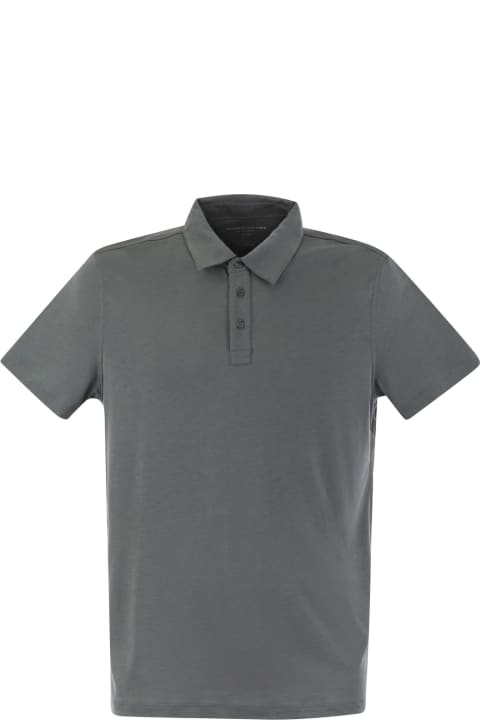 Majestic Filatures Clothing for Men Majestic Filatures Short-sleeved Polo Shirt In Lyocell
