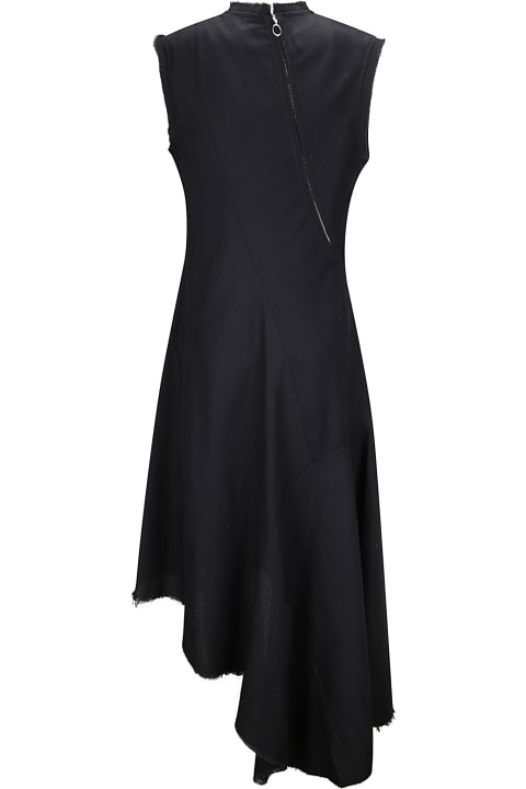 Marques'Almeida Clothing for Women Marques'Almeida Long Sleeveless Twisted Assymetric Hem Dress