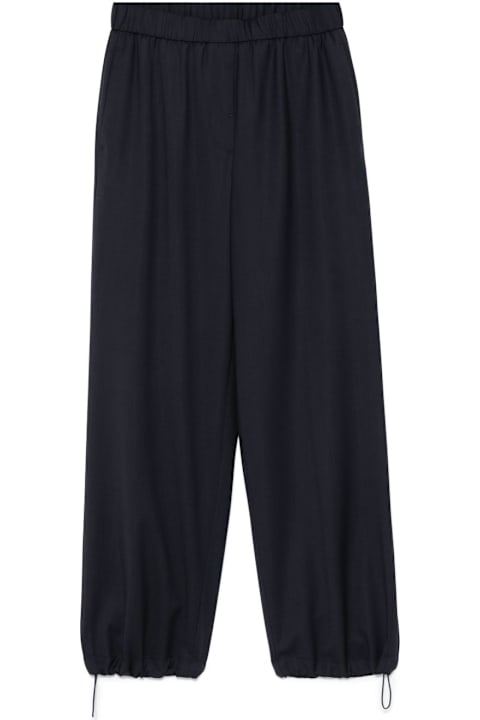 Peserico for Kids Peserico Peserico Navy Blue Trousers