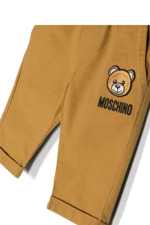 Bottoms for Baby Boys Moschino Chino Con Applicazione Teddy Bear