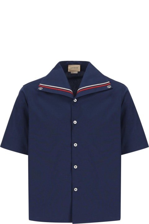 Gucci for Kids Gucci Buttoned Short-sleeved Shirt