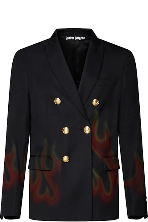 Palm Angels Coats & Jackets for Men Palm Angels Fire Blazer