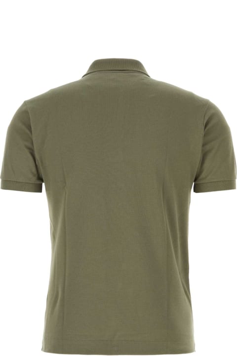 Lacoste Topwear for Men Lacoste Army Green Piquet Polo Shirt