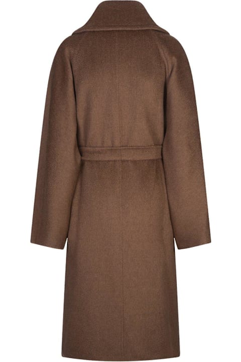 Coats & Jackets for Women Max Mara Belted Long-sleeved Coat