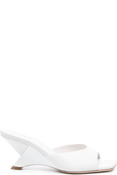 Fashion for Women Vic Matié White Calf Leather Mules