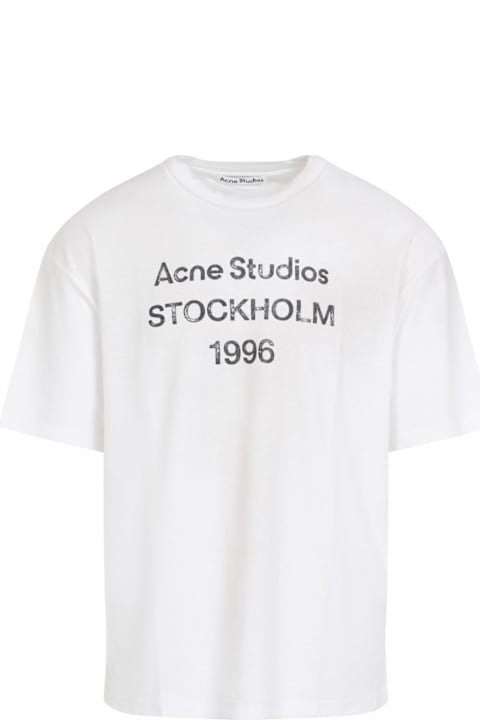 Homeware Acne Studios Logo Printed Crewneck T-shirt