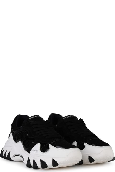 Balmain Sneakers for Men Balmain 'b-east' Black Leather Sneakers