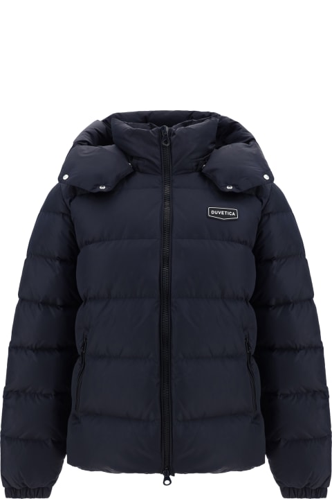 DUVETICA｜DOWN JACKETS (Aprica Dj - Black (VDDJ30546K000 Duvetica Aprica hooded down jacket | The Fashion Square