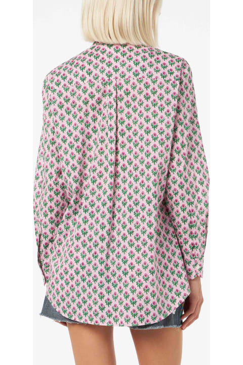 MC2 Saint Barth Topwear for Women MC2 Saint Barth Woman Cotton Shirt Brigitte With Flower Print
