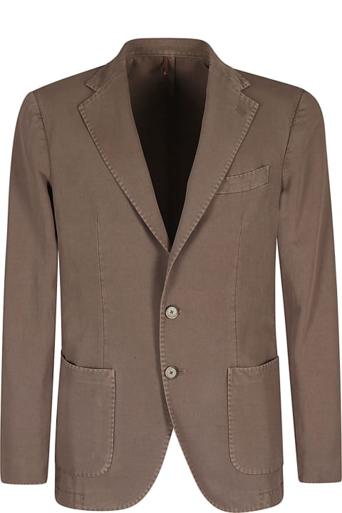 Santaniello Coats & Jackets for Men Santaniello Giacca Cotone Icegab Gabardina Doppio Ritorto In Ice Cotton High Twist