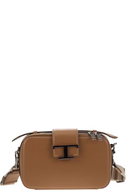 Tod's Shoulder Bags for Men Tod's Leather Mini Camera Bag