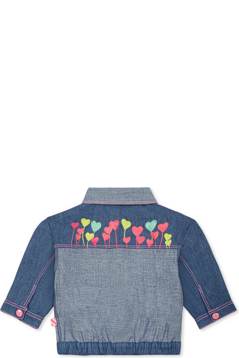Billieblush Clothing for Baby Girls Billieblush Denim Jacket For Baby Girl With Logo