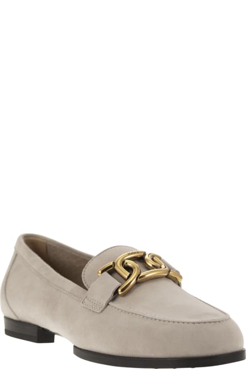 Tod's Flat Shoes for Women Tod's Moccasin With Metal Chain
