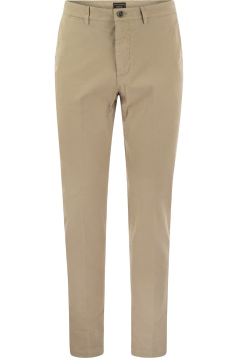 Peserico Pants for Men Peserico Stretch Cotton Gabardine Chino Trousers