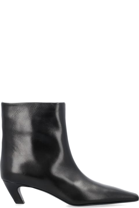 Fashion for Women Khaite Arizona Leather Ankle Boot