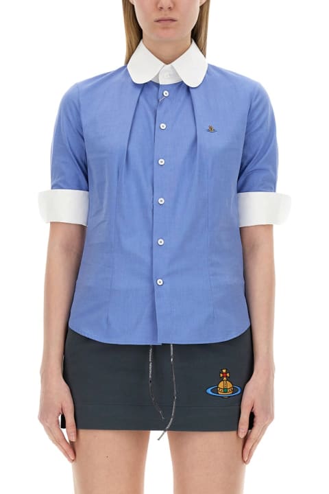 Vivienne Westwood Topwear for Women Vivienne Westwood Shirt With Orb Embroidery