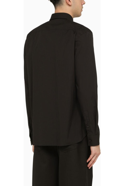 Fashion for Men Burberry Black Stretch Cotton Shirt