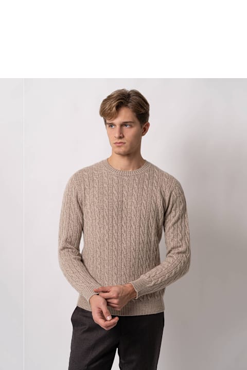 Homeware Larusmiani Cable Knit Sweater Col Du Pillon Sweater