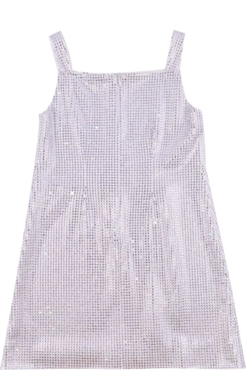 Sleeveless Dress With Crystals