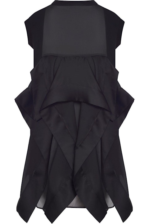 Sacai for Women Sacai Crewneck Sleeveless Mini Dress