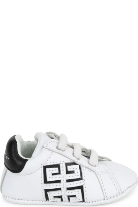 Givenchy Kids Givenchy White And Black 4g Sneakers