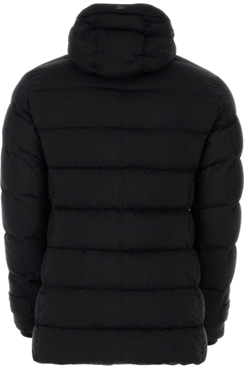 Herno Coats & Jackets for Men Herno Black Nylon L Eskimo Down Jacket