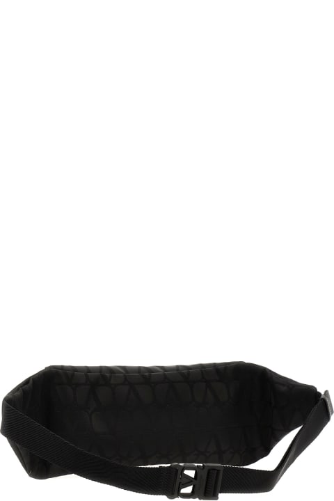 メンズ Valentino Garavaniのベルトバッグ Valentino Garavani Valentino Garavani 'black Iconographe' Belt Bag