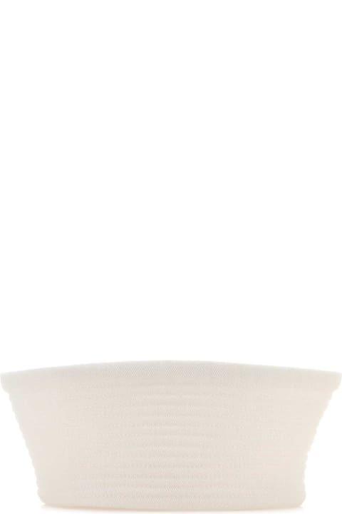 Jean Paul Gaultier Accessories for Women Jean Paul Gaultier White Cotton Bucket Hat