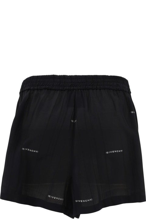 Clothing for Women Givenchy Logo Jacquard Shorts