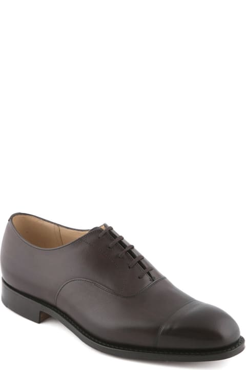 Church's Shoes for Men Church's Consul 173 Light Ebony Nevada Calf Oxford Shoe