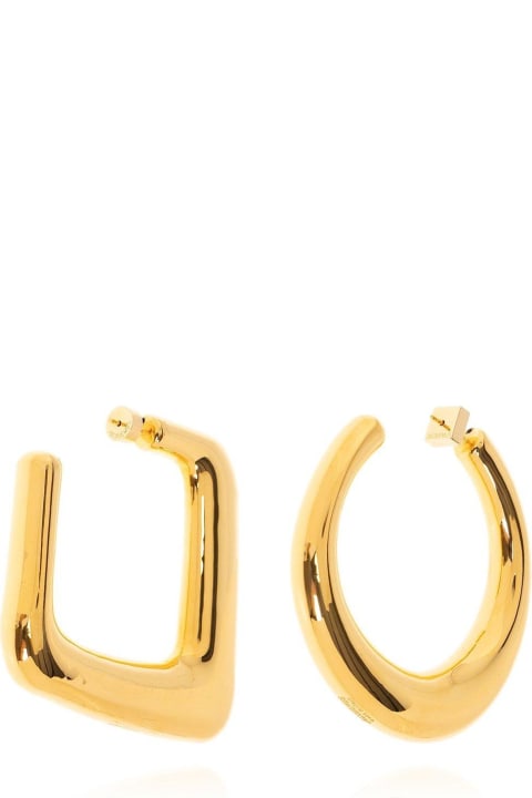 Jacquemus Earrings for Women Jacquemus Ovalo Asymmetrical Earrings