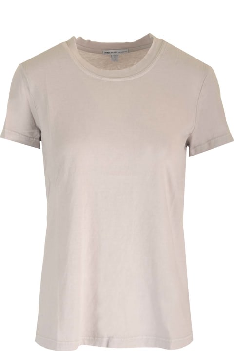 James Perse Topwear for Women James Perse Pearl Gray T-shirt