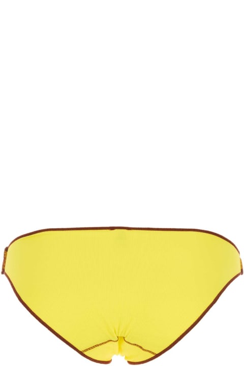 ウィメンズ Baserangeのランジェリー＆パジャマ Baserange Fluo Yellow Stretch Cotton Brief