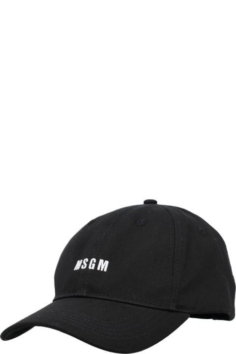 Hats for Men MSGM Logo Cap
