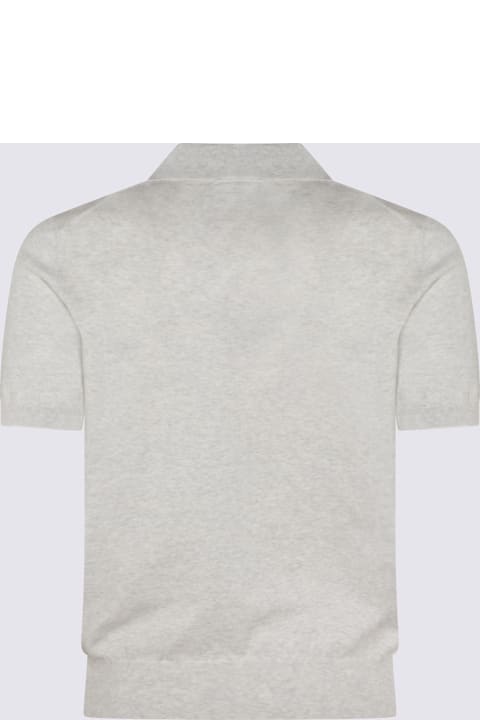 Homeware Brunello Cucinelli Grey Cotton Polo Shirt
