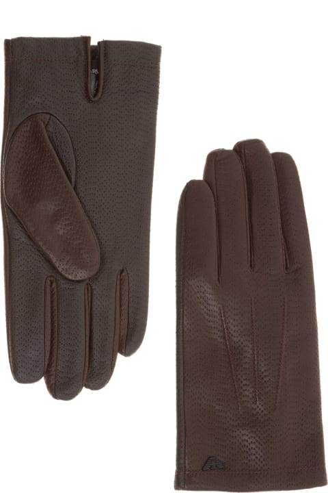 Emporio Armani Double Question Mark Gloves