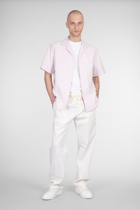 Lanvin Pants for Men Lanvin Pants In White Cotton