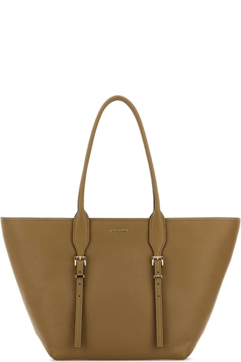Homeware Michael Kors Cappuccino Leather Moore Shopping Bag